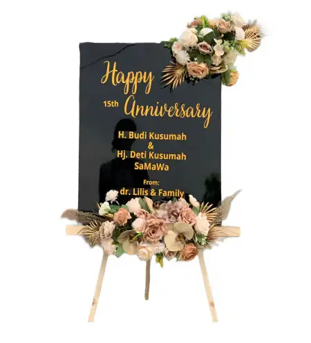 Papan Bunga Akrilik Loireng Sayung